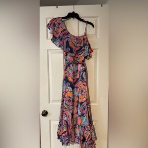 Lilly Pulitzer Colorful Floral Maxi wrap Dress